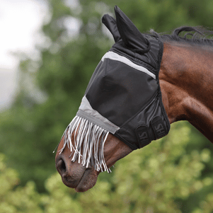 TKACC137 Fly Mask w/Ears & Fringe