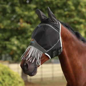 TKACC317 Fly Mask w/Ears & Fringe