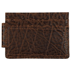 BG2512396626 Justin Slim Card Wallet Tan Textured Leather