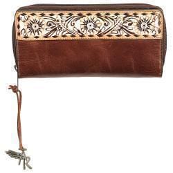 BGD330006202 Wallet-Angel Ranch White Washed Daisey - Brwn