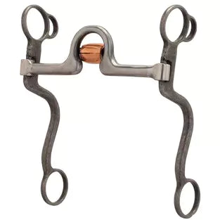TK25200-12 Sweet Iron Port w/ 7" S Shank & Cricket Roller