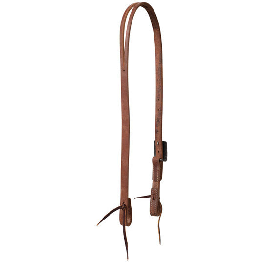 TK10036-02-13 Headstall Split Ear 3/4"w/ Copper Flower