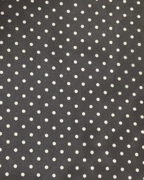 CLSCRFPLKA Scarf Silk Cowboy Polka Dot - Charcoal