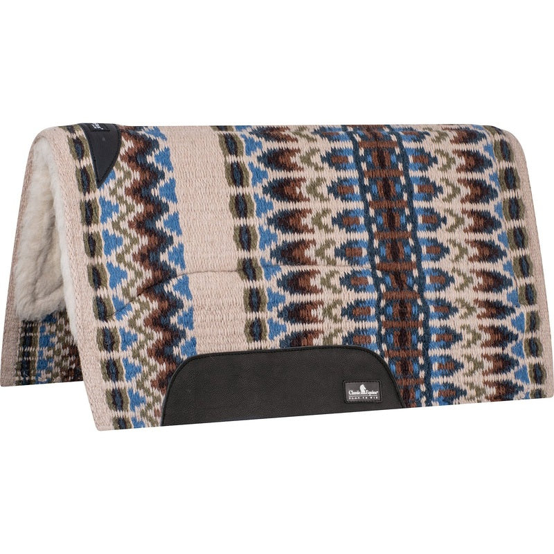 TKCSWFP-Moss/Lat Classic Equine Sensorflex Wool Fleece Pad