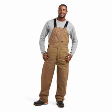 CL10032505 Mens Ariat Rebar DuraCanvas Insulated Bib Overalls
