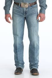CLMB33037001-  Jeans Mens Cinch "Grant" Light Stone