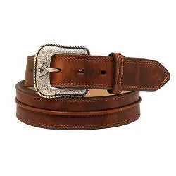 CLA1019444-44 Belt Men's Ariat Leather -Center Bump