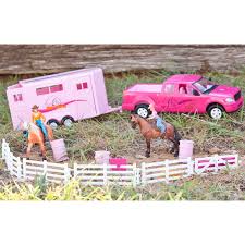 BG50644 Truck and Trailer Barrel Racer Set