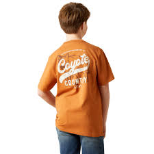 CL10065981 Boy's Ariat  T-Shirt "Coyote Country"