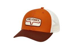 CLKIMES-HAT-ROLL TRU Kimes Ranch  Ball Caps " Rolling Trucker Burnt Orange"