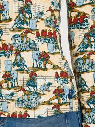 CL112371629 Wrangler Womens L/S - Cowboy Rodeo Print