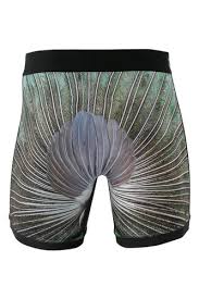 CLMXY6009016 MULTI Cinch Men's 6" Boxer Briefs "Peacock"