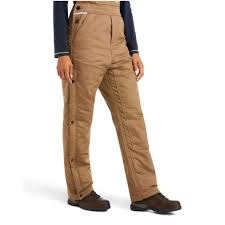 CL10036685 Womens Ariat Rebar Dura Canvas Insulated Bib