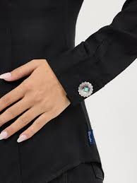 CL112371916 Ladies Wrabgle Concho Button Blouse