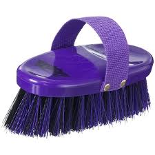 AC68-209--Purple Angled Soft/Med Bristled Brush