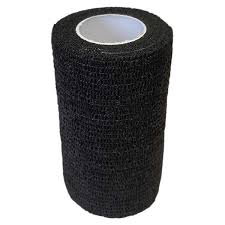 ACV8013--Black Bandage Silverline Cohesive Easy Tear