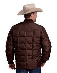 CL03-097-0761-0602 Mens Roper Poly Filled Coat - Chocolate
