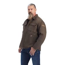 CL10041506 Ariat Rebar Men's DuraCanvas Jacket Sherpa Lined