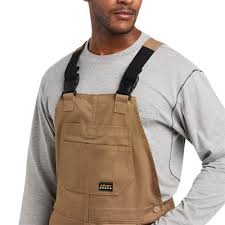 CL10032505 Mens Ariat Rebar DuraCanvas Insulated Bib Overalls