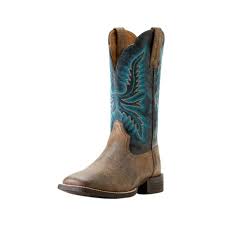 CL10053578-7.5-Royal/Nv Ariat Men's Cowboy Boots "Brush Creek"