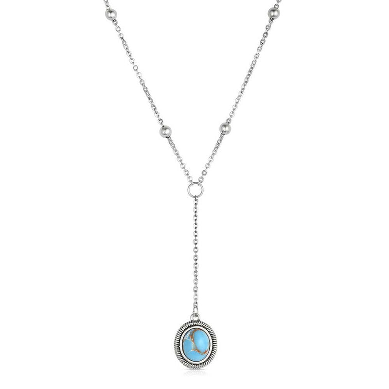 BGNC6316 Necklace- Denim Nights