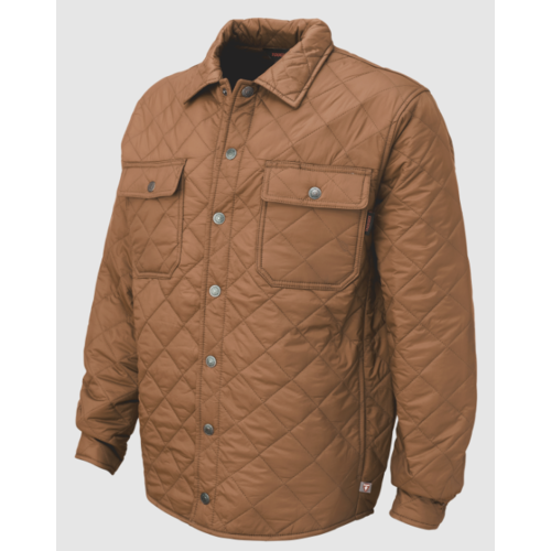 CLWS141-Brown Womens Freezer Jacket w/ Primaloft