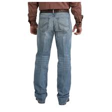 CLMB30637001- Men's Cinch Jeans- Grant medium Stone