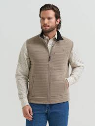 CL112381931- Wrangler Mens Vest George Strait- Knitted Brown