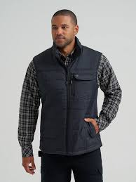 CL112382656- Wrangler Mens Rigs Vest Insulated- Black