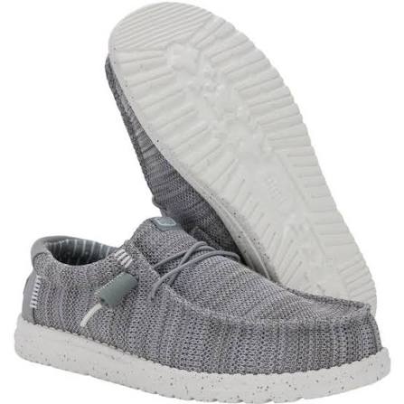 CL46066-030- Hey Dude Men's- Wally Mesh- Grey