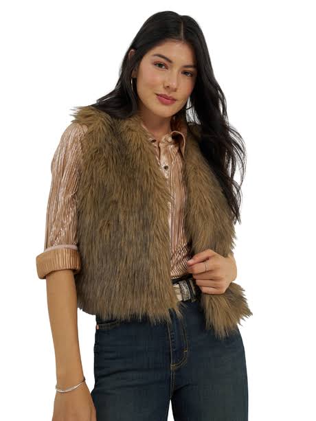 CL112382832 - Wrangler Ladies Laney Wilson Fur Vest
