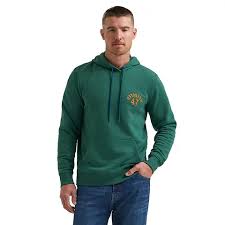 CL112379563-Wrangler Mens Hoodie- Green