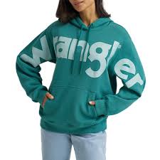 CL112382680- Wrangler Ladies Hoodie- Turquoise