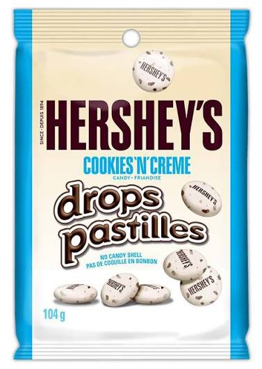 BG2158 Herseys Cookies N Cream Drops- 104g