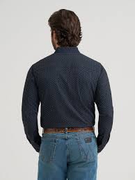 CL112381617- Wrangler Mens COJO- Performance- Black Diamond Print