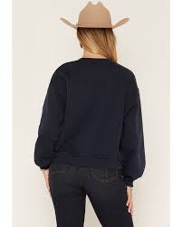 CL112380259- Wrangler Ladies Crewneck- Navy