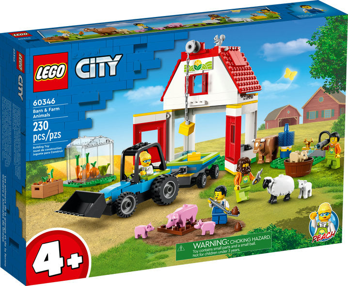 BG660-0504 Lego Barn & Animals