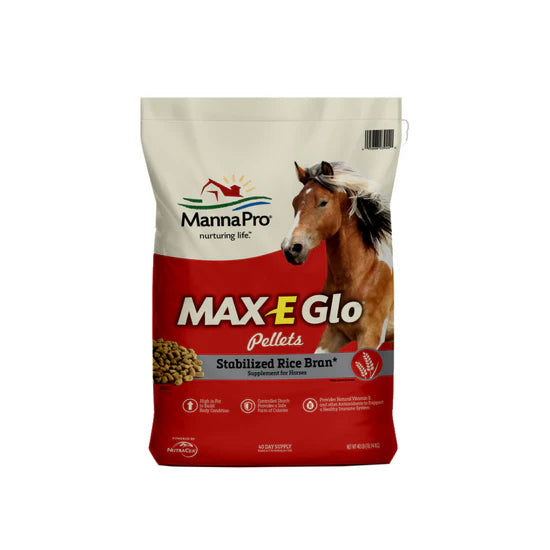 FSMAX Max-E Glo (Red) Stabilized Rice Bran Pellets 18.1kg