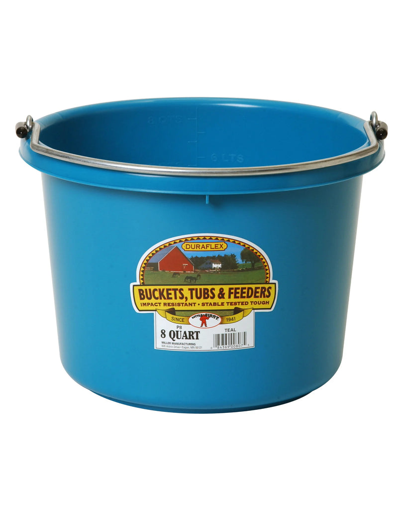 AC115-5-Teal Bucket 8qt Round P8
