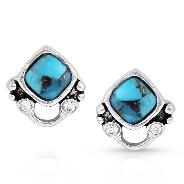 BGKTER5484 Earring " Moonlight Turquiose"