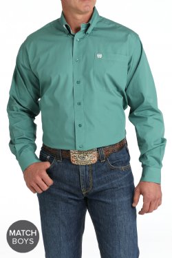 CLMTW1105826 Men's Cinch L/S Soild Button Up