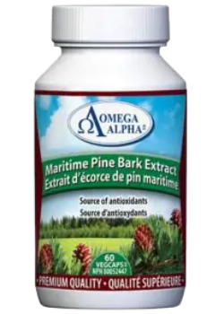 BG120501 Omega Alpha Maritime Pine Bark Extract 60 Cap
