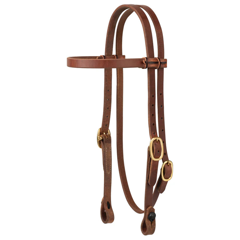 TK10115-00-20 Headstall Kalley Button - Browband Russet HL