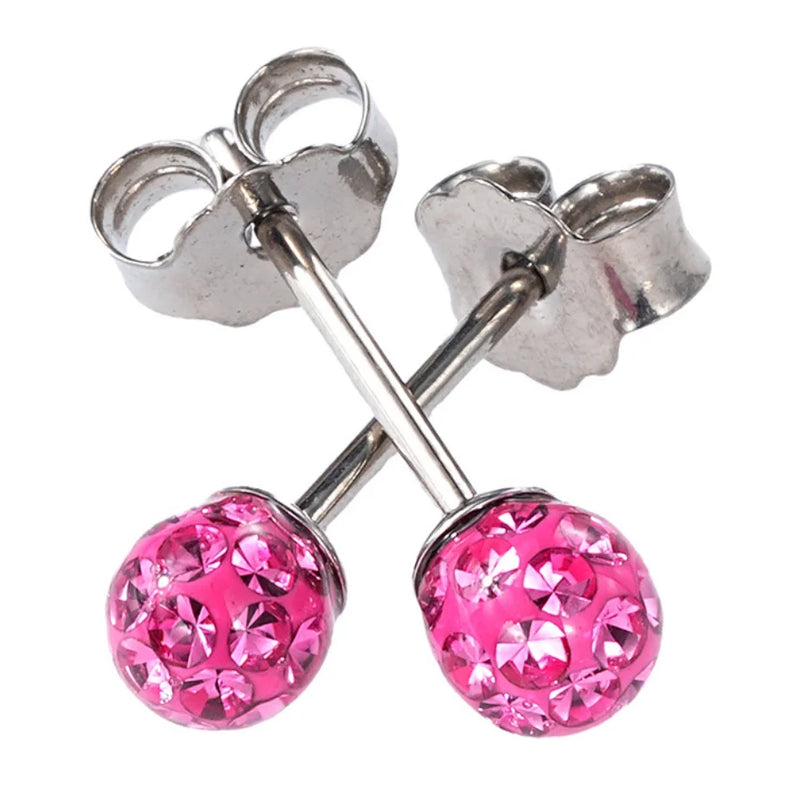 BGEAR - SIZE 6mm - Christinium Titanium Stud Earring