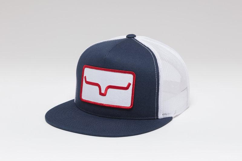 CLKIMES-HAT-BANNER Kimes Ranch  Ball Caps " Banner Navy and White"