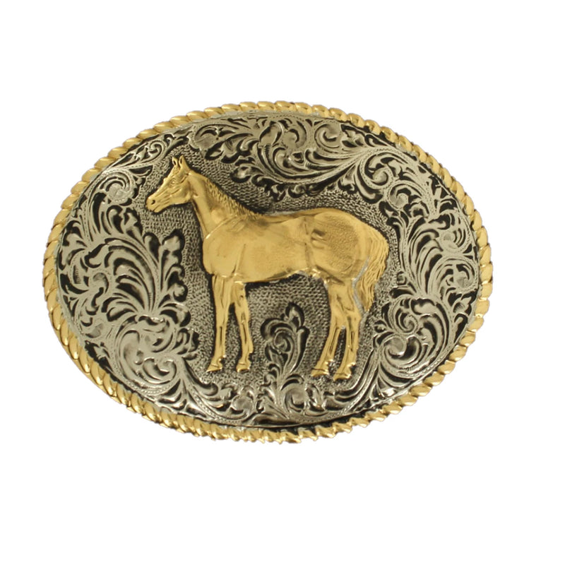 BG37404 Small Oval Horse Buckle