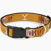 PSWYS009-S Dog Collar Small 9-15" Yellowstone Cowboy up