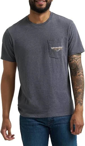 CL112368653 Wrangler Men's Tshirt- 1 Pocket logo on the back
