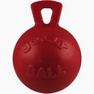 PS300-0406--Red Jolly Pets Tug N Toss 6" Dog toy