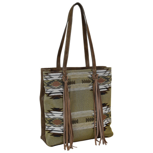 BG22087811 Ladies Tony Lama Tote Aztec Jacquard